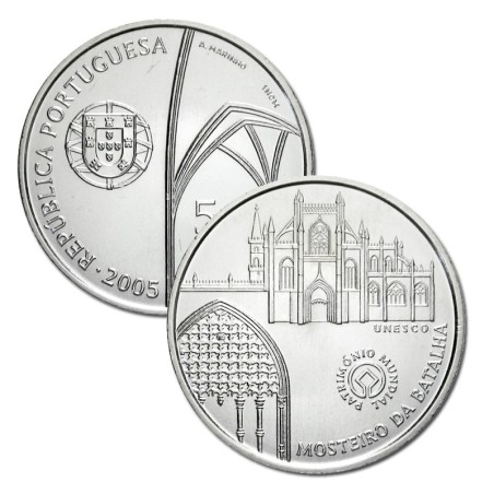 Portugal 2005 5€ Mosteiro da Batalha