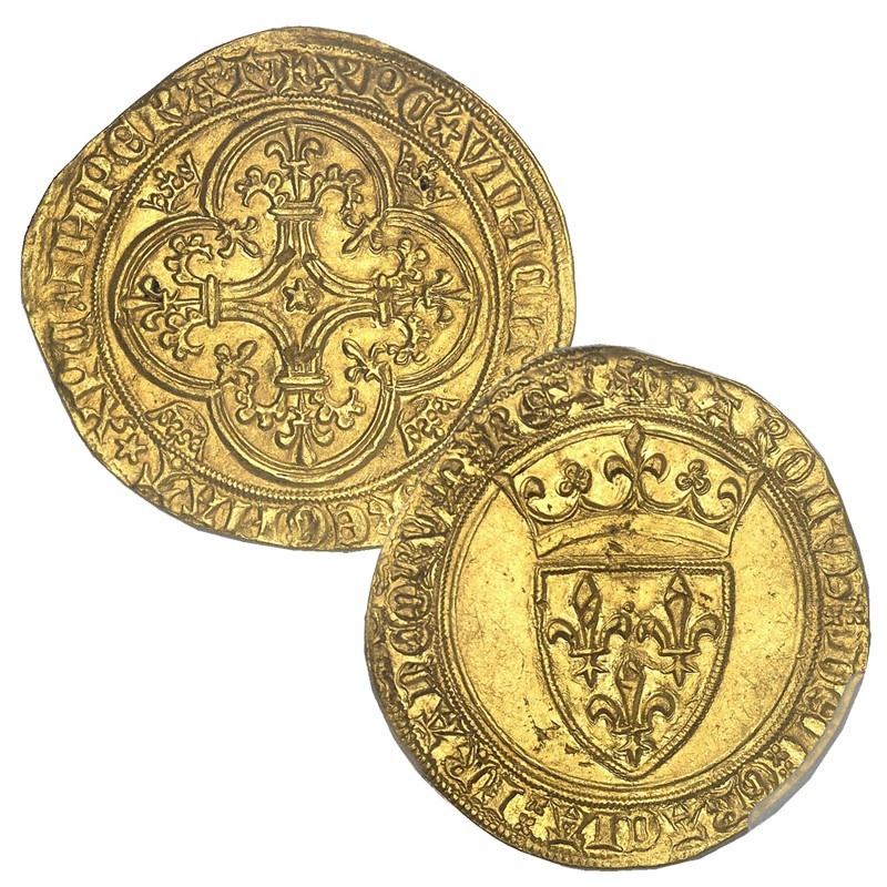 Francia 1394 Écu d'Or