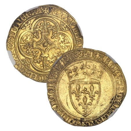 Francia 1394 Écu d'Or