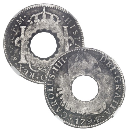México 1798 11 Bitts sur  8 Réaux
