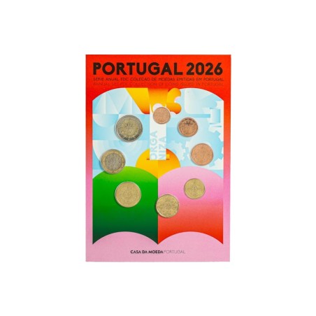 Portugal 2026 Coin Set FDC